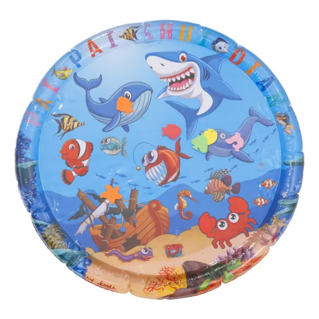 Inflatable Water Play Mat for Baby Tummy Time (100cm)