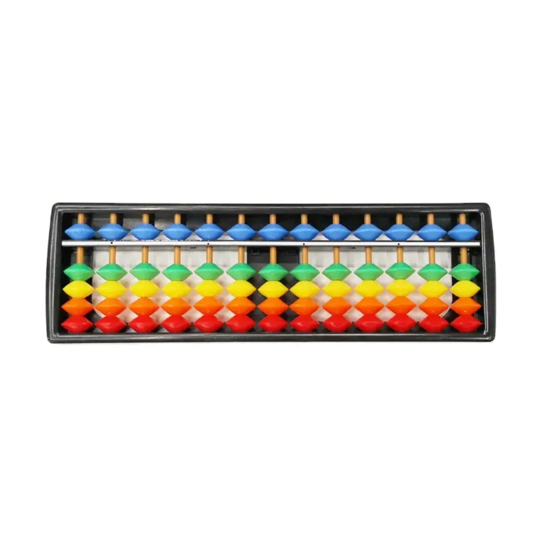 13 Digits Soroban Wooden Abacus Calculation Tool for Kids Math Learning